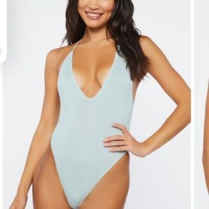 Seamless Plunging Bodysuit